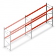 Gebruikte Vogelsang palletstelling 3000x3600x1100 mm (hxbxd) - 2 niveaus aanbouwsectie