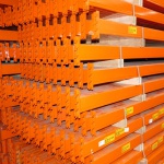 Gebruikte Vogelsang palletstelling 3000x3600x1100 mm (hxbxd) - 2 niveaus aanbouwsectie