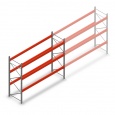 Gebruikte Vogelsang palletstelling 3000x3600x1100 mm (hxbxd) - 3 niveaus beginsectie