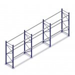 Gebruikte voordeelrij palletstelling Redirack 3000x9020x900 3 secties 2 niveaus