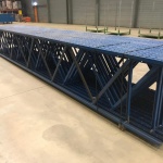 Gebruikte voordeelrij palletstelling Redirack 3000x9020x900 3 secties 2 niveaus