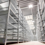 Legbordstelling Heavy Duty 2500x1300x500, 6 niveaus metaal verzinkt, 250 kg beginsectie