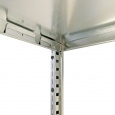 Legbordstelling Light Duty 2000x550x600, 5 niveaus metaal verzinkt, 160 kg beginsectie