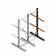 Lichte draagarmstelling dubbelzijdig 2000x750x500 aanbouwsectie