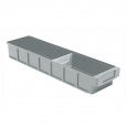 Plastic Bak, Magazijnbak, Magazijnstellingbak VKB 600x152x83 grijs