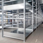 Voordeelrij Legbordstelling Heavy Duty 2000x3000x500, 5 niveaus metaal verzinkt 150 kg