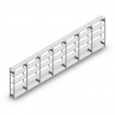 Voordeelrij Legbordstelling Heavy Duty 2000x7000x300, 5 niveaus metaal verzinkt 150 kg