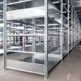Voordeelrij Legbordstelling Heavy Duty 2500x7000x600, 6 niveaus metaal verzinkt 150 kg