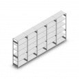 Voordeelrij Legbordstelling Heavy Duty 2500x5000x500, 6 niveaus metaal verzinkt 150 kg