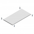 Niveau Legbord HD 150kg 1000x500mm (bxd)