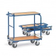 Opklapbare tafelwagen 250 kg met 2 duwbeugels 900x600