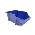 Palletaanbieding 300 Begra stapelbare en nestbare kunststof magazijnbakken type S4, 300x200x130 blauw