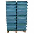 Palletaanbieding metalen stapelbak, magazijnbak type 14/7-2 groen 450x320x145