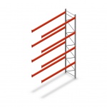 Palletstelling AR T2 L2, 6000x3600(1653)x1100 mm (hxbxd) 4 niveaus aanbouwsectie