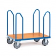 Plateauwagen, rongenwagen 500 kg met 4 beugels 850x500