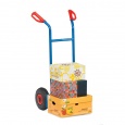 Stalen steekwagen 200 kg 1150 mm met rubberbanden