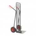 Stalen steekwagen 300 kg 1300 mm met luchtbanden