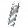Standaard bordestrap rechtdoor 3200x1200 mm (hxb)