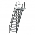 Standaard bordestrap rechtsaf 2800x1000 mm (hxb)