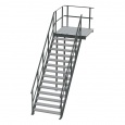 Standaard bordestrap rechtsaf 2800x1200 mm (hxb)