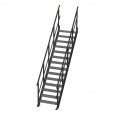 Standaard Steektrap, Industriële Trap 2800x800 mm (hxb)