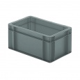 Transportkrat Euronorm plastic bak, krat TK0 300x200x145 grijs