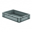 Transportkrat Euronorm plastic bak, krat TK0 600x400x120 grijs