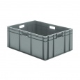 Transportkrat Euronorm plastic bak, krat TK0 800x600x320 grijs