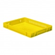Transportkrat Euronorm plastic bak, krat TK1 400x300x50 geel