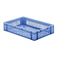 Transportkrat Euronorm plastic bak, krat TK2 600x400x120 blauw