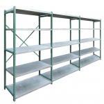 Voordeelpartij gebruikte legbordstelling Tixit 2500x1000x600mm (hxbxd)