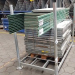 Voordeelpartij gebruikte legbordstelling Tixit 2500x1000x600mm (hxbxd)