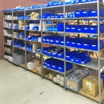 Voordeelpartij gebruikte MD legbordstelling 2000x1000x600mm (hxbxd)