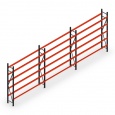 Voordeelrij bandenstelling grootvak AR 3000x6240x400mm (hxbxd) 3 secties 5 niveaus antraciet
