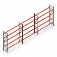 Voordeelrij bandenstelling grootvak AR 3000x6240x500mm (hxbxd) 3 secties 4 niveaus antraciet