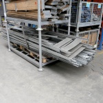 Voordeelrij deels gebruikte legbordstelling Heavy Duty 3250x5200x500mm (hxbxd) 4 secties 7 niveaus 150 kg
