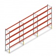 Voordeelrij gebruikte AR M1 T2 palletstelling 5000x11120x1100, 3 secties 4 niveaus