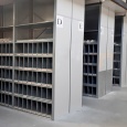 Voordeelrij gebruikte Dexion legbordstelling Verzinkt 3500x5105x500
