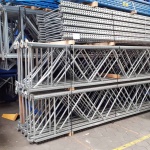 Voordeelrij gebruikte Electrolux palletstelling 5600x11300x900 mm (hxbxd) - 4 secties 4 niveaus