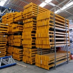Voordeelrij gebruikte JH Esmena palletstelling 6250x11604x1100 4 secties 5 niveaus