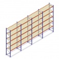 Voordeelrij gebruikte JH Esmena palletstelling 6500x11175x900mm (hxbxd) 4 secties 5 niveaus