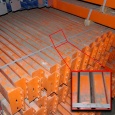 Voordeelrij gebruikte JH Esmena palletstelling 8450x15100x2400 - 5 secties 5 niveaus