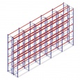 Voordeelrij gebruikte JH Esmena palletstelling 8450x15100x2400 - 5 secties 5 niveaus