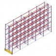 Voordeelrij gebruikte JH Esmena palletstelling 8450x15100x2400 - 5 secties 5 niveaus