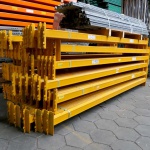 Voordeelrij gebruikte Jungheinrich Delta palletstelling 2500x8420x900 mm (hxbxd) - 3 secties 2 niveaus