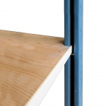 Voordeelrij gebruikte legbordstelling Lundia 2885x5180x500mm (hxbxd) 5 secties 10 niveaus
