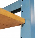 Voordeelrij gebruikte legbordstelling Lundia 2885x5180x500mm (hxbxd) 5 secties 10 niveaus