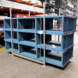 Voordeelrij gebruikte legbordstelling Lundia 2885x5180x500mm (hxbxd) 5 secties 10 niveaus