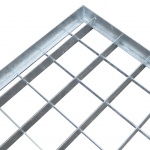 Voordeelrij gebruikte legbordstelling Meta 2300x6680x600mm (hxbxd) 5 secties 6 niveaus