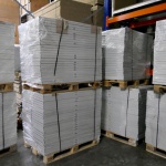 Voordeelrij gebruikte Link51 Euro legbordstelling 3600x1250x400mm (hxbxd) 12 niveaus 5 secties